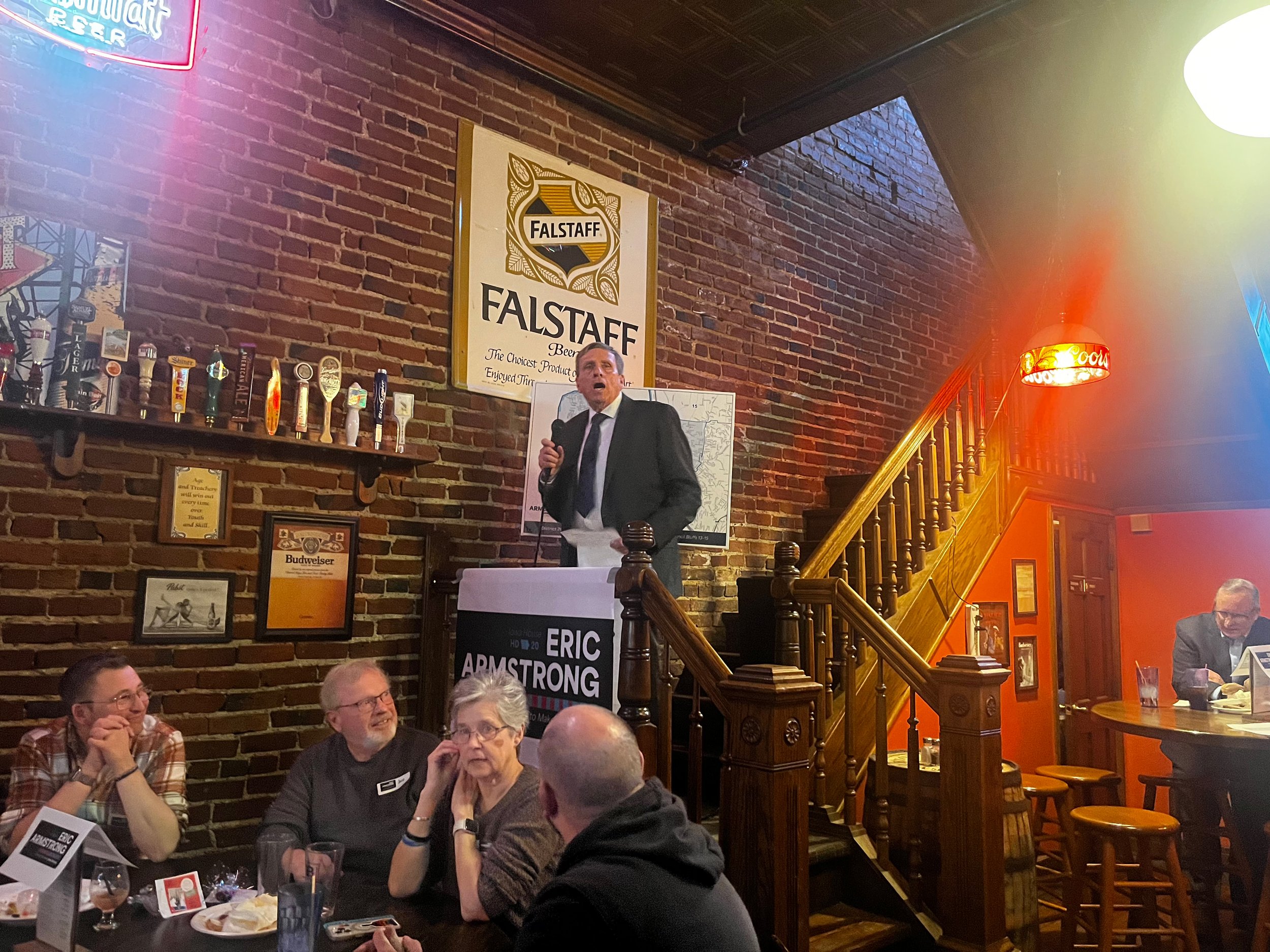 Eric sharing concerns he has been hearing on doorsteps