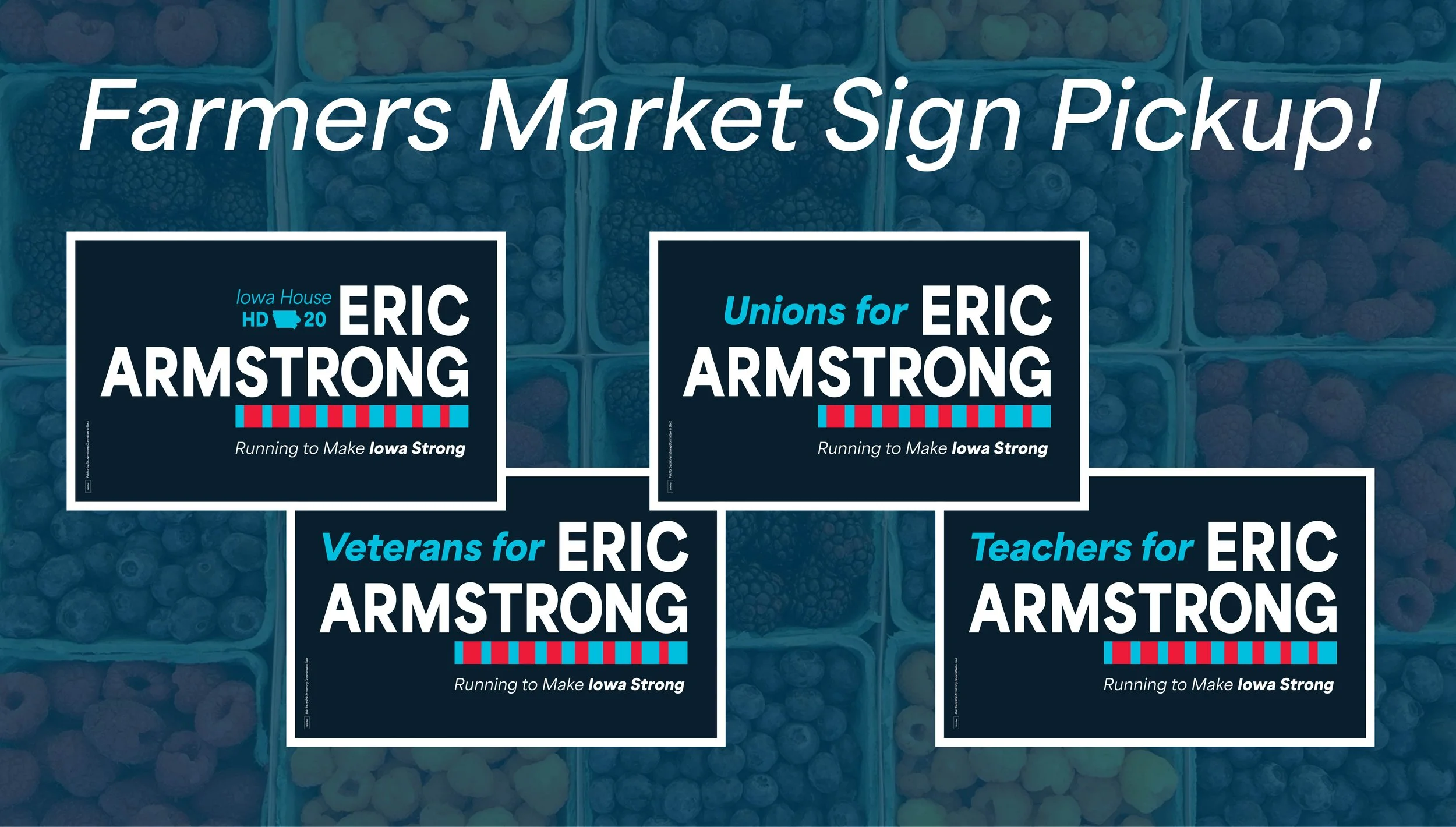 Farmers Market Sign Pickup