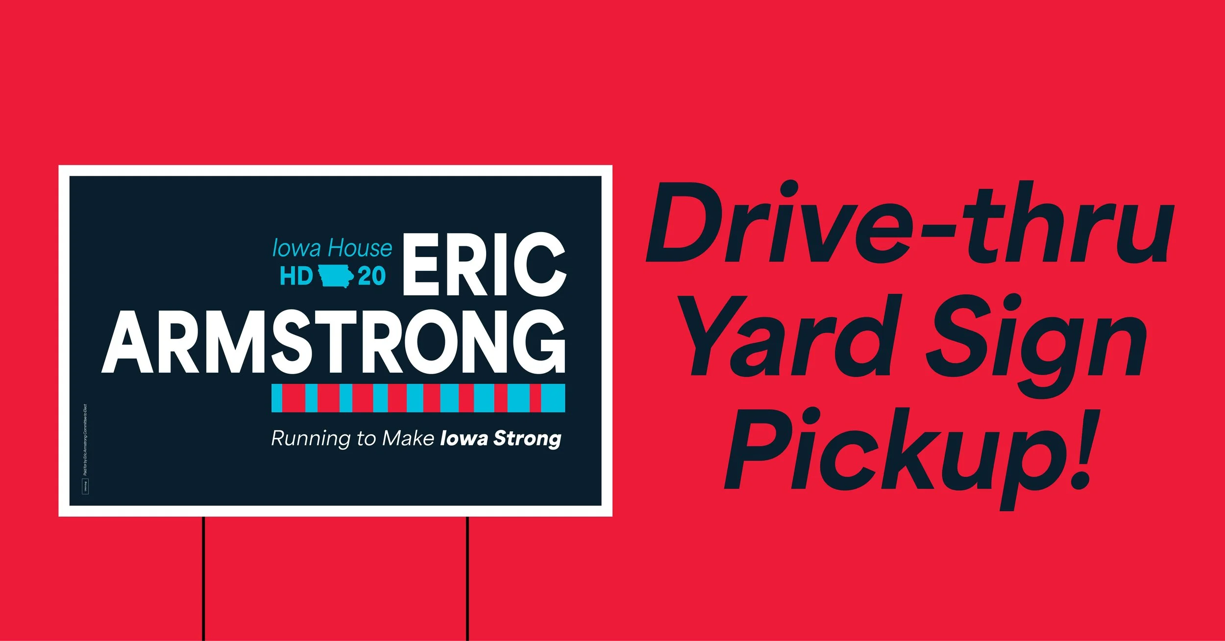 Drive-thru Yard Sign Pickup