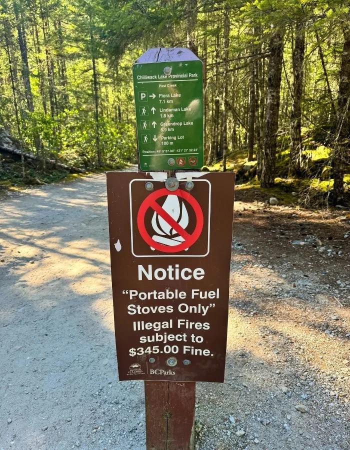 Flora Peak Parking Lot sign.jpg