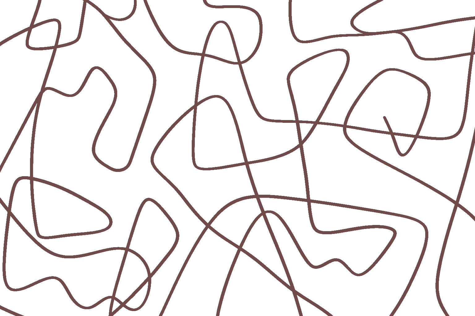 A detailed topographical map with contour lines in brown on a dark background.