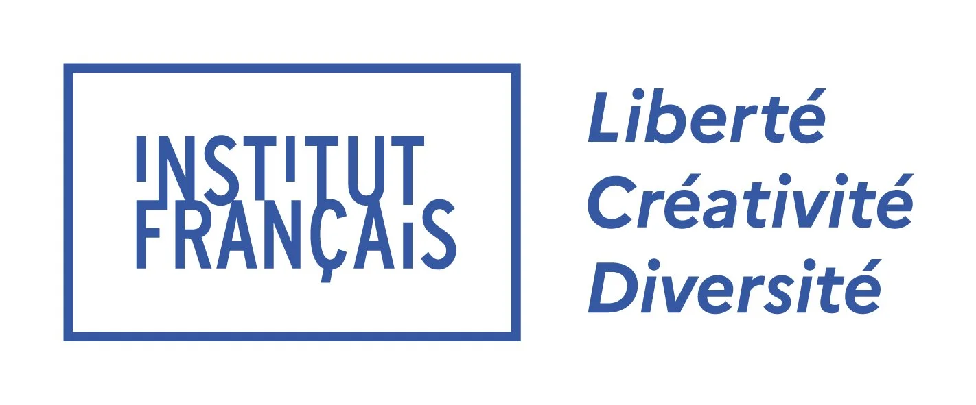 Logo of Institut Français with the words Liberté, Créativité, Diversité.