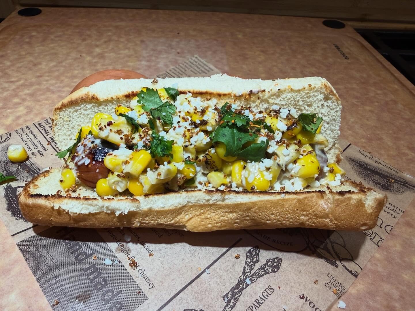 New on the lineup tonight 👀🌽🌭

George is pulling up with a special&mdash;The Elote Dog for just $7, dropping at 7PM!
If you know, you know&hellip; and if you don&rsquo;t, tonight&rsquo;s your chance.

Plus all the usual favorites: burgers, hot dog