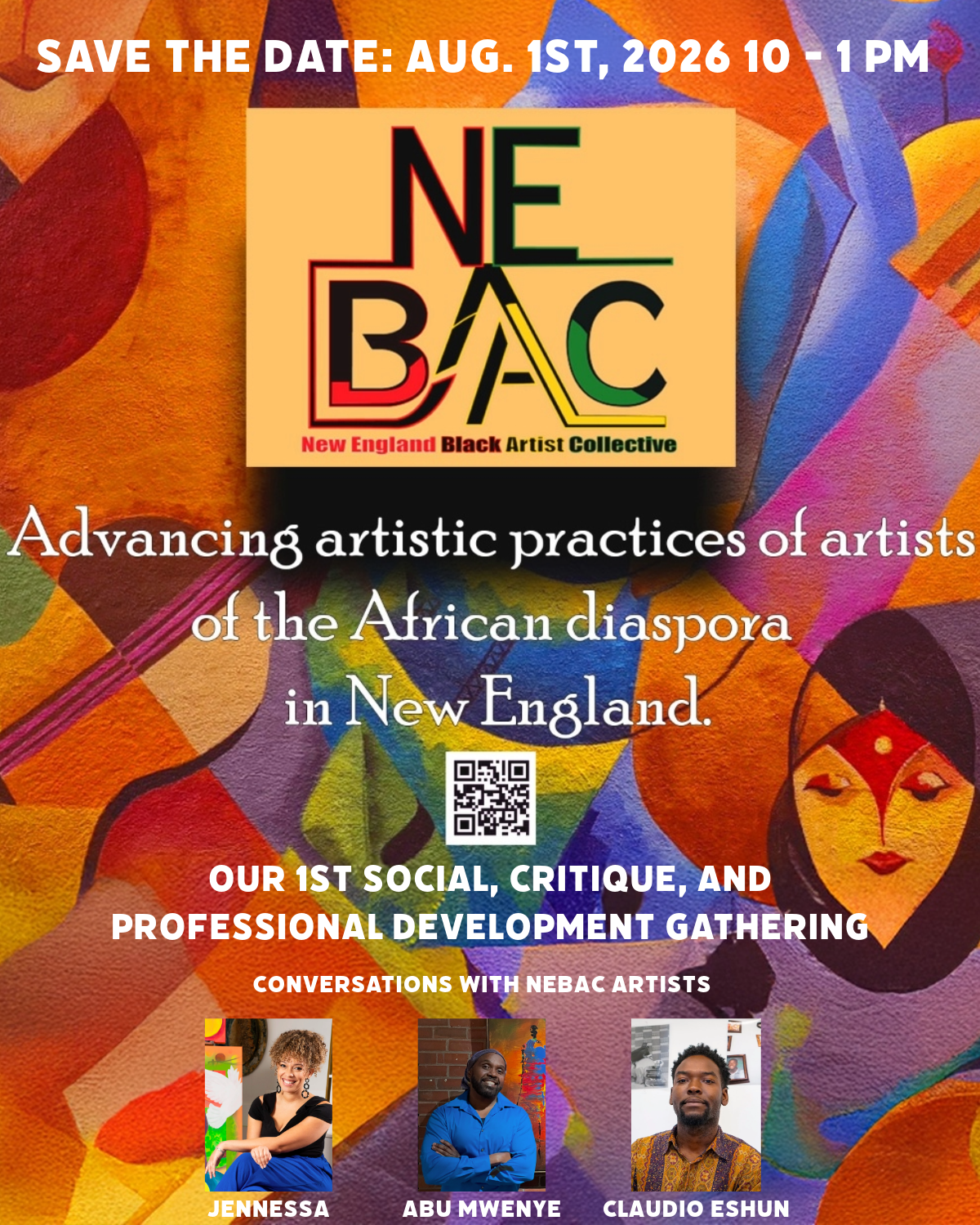 Quarterly Professional Development and Orientation for new and current members/ critique/social - August