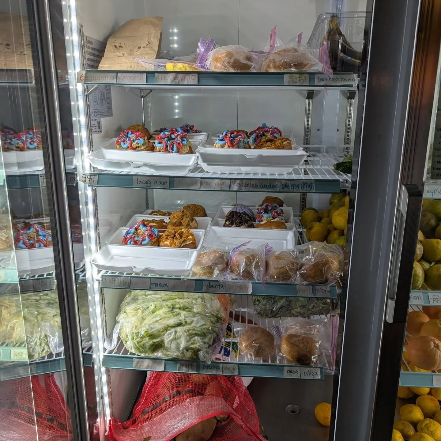 Not pictured: SO many batches of homemade soup, sandwiches, curry, turnovers, burritos, &amp; more!! Seeing the homemade meals moving through the FREEdge is one of my most favorite things in the world!

FREEdge: more of the wildly delicious vegan pas