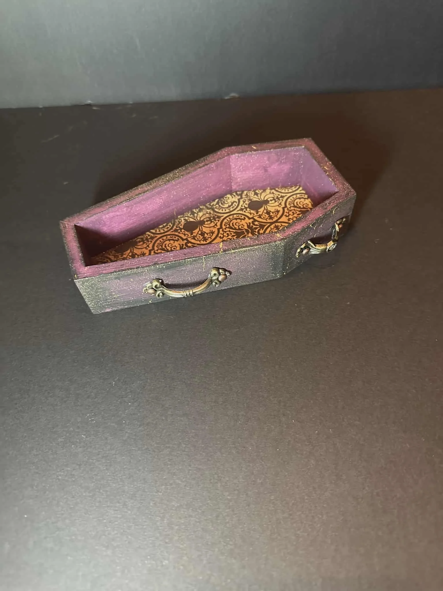 The Gothic Coffin Trinket Box