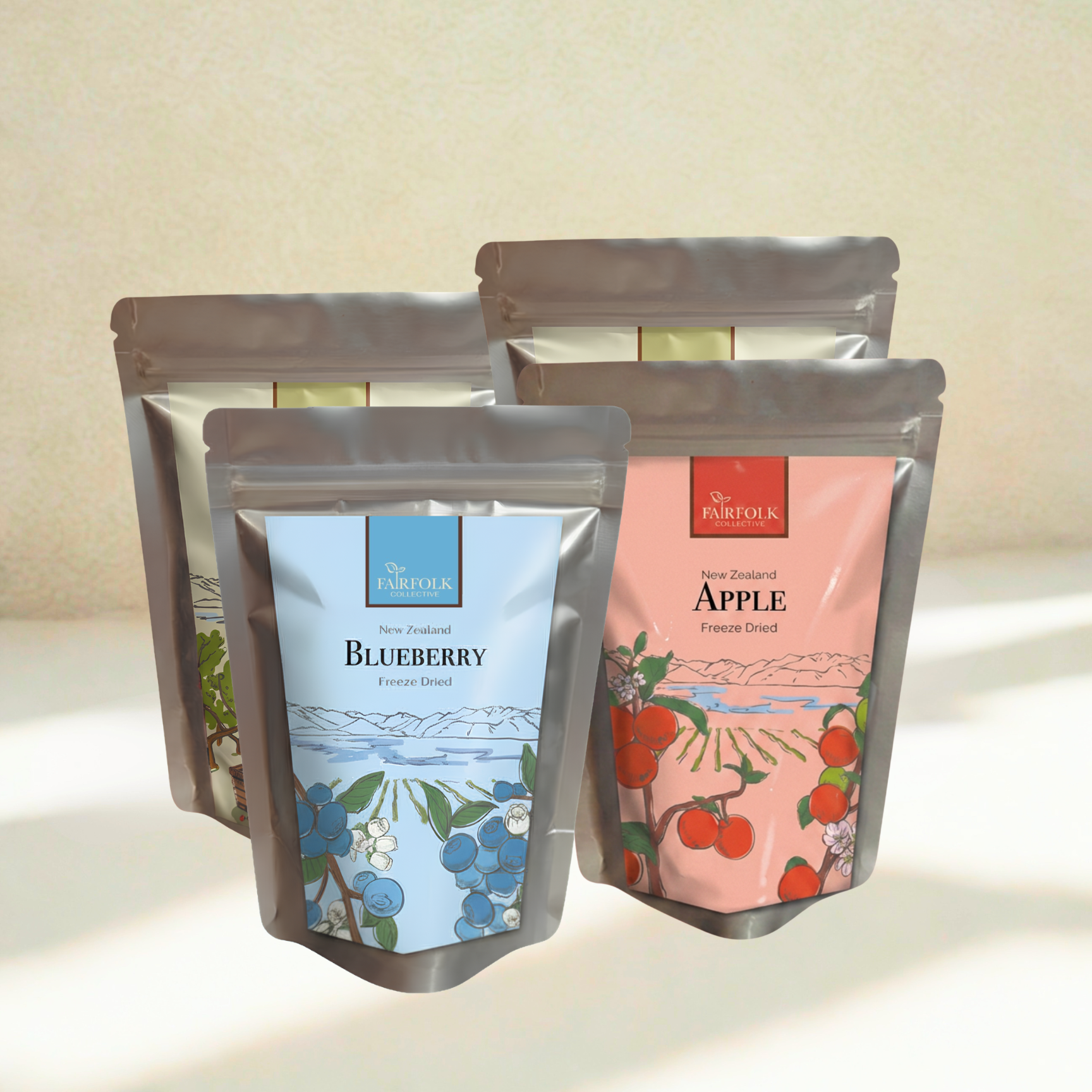 Freeze Dried Fruit Single Varieties- 4 pack