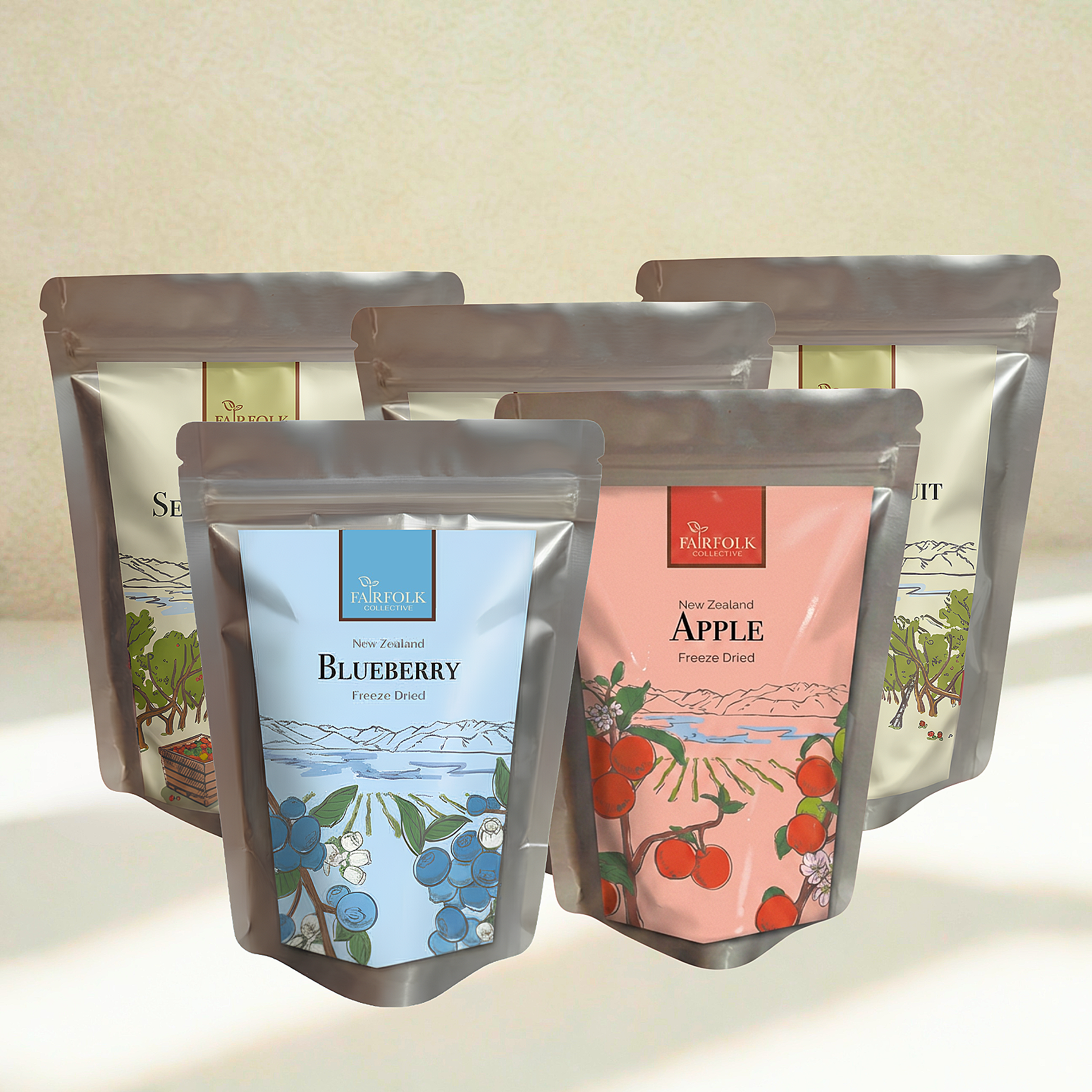 Freeze Dried Fruit Single Varieties- 5 pack