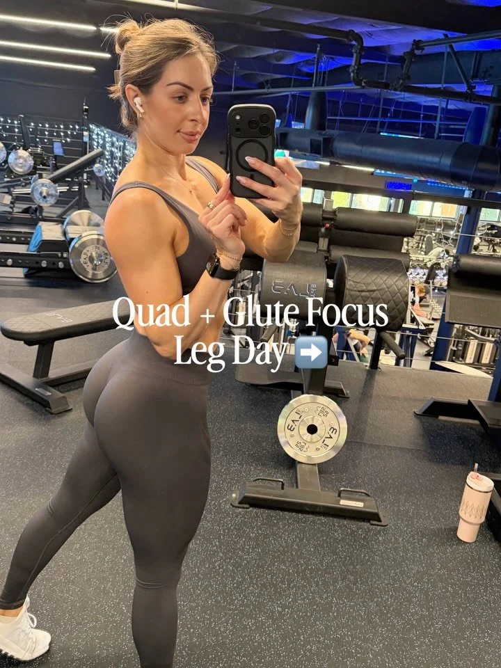 Lower body work went crazzzy❤️&zwj;🔥

1️⃣Heels-Elevated Back Squat
4 x 6&ndash;8

2️⃣Bulgarian Split Squat
3 x 8 each leg

3️⃣Deficit Reverse Lunge 
3 x 8 each leg

4️⃣Leg Press
4 x 10&ndash;12

5️⃣Smith Machine Step-Ups
3 x 8 each leg

6️⃣Leg Exten
