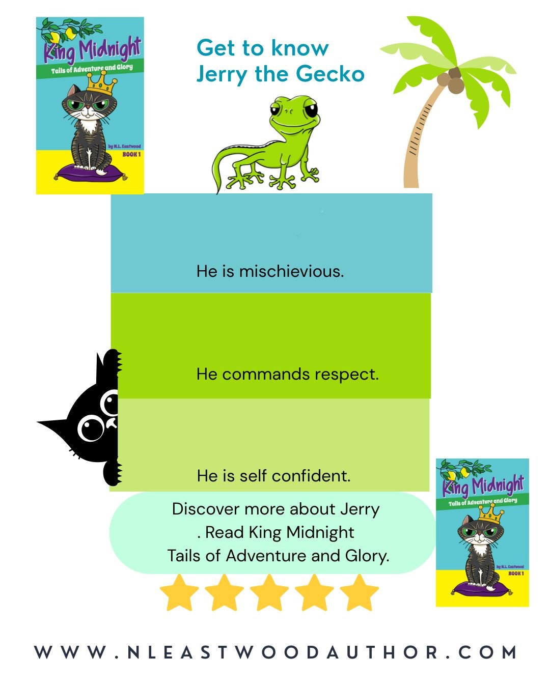 Get to know Jerry the Gecko