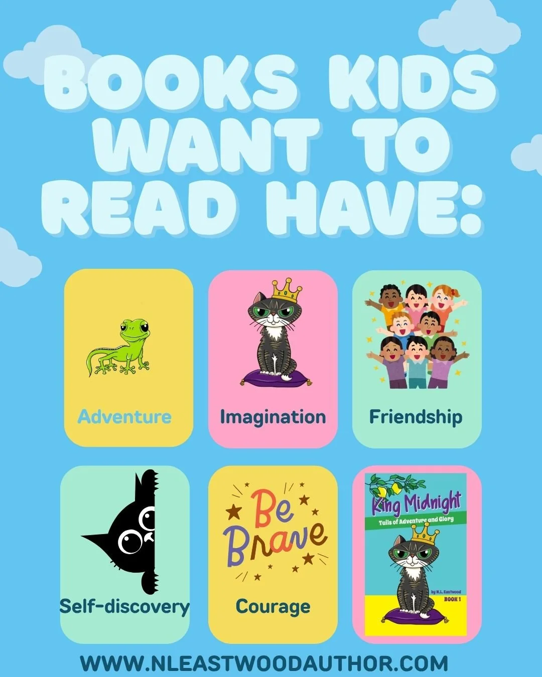 What Elements do kids want in their books?