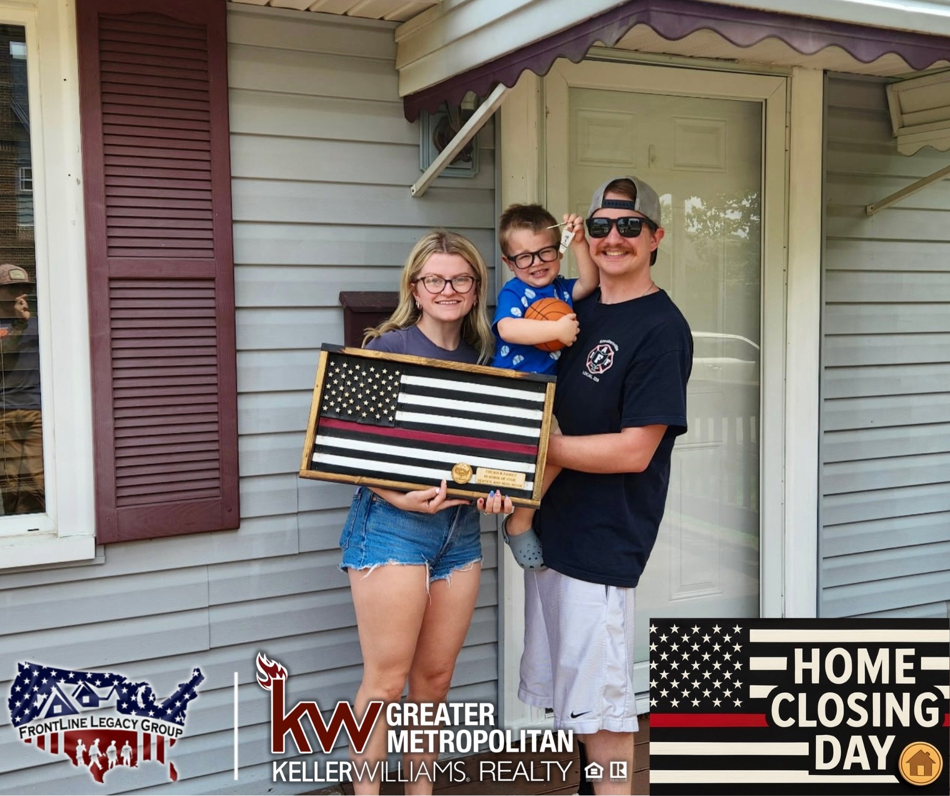 🚨❤️ THIS is why we started Frontline Legacy Group. ❤️🚨

Today, we had the incredible honor of helping another first responder family close on their new home.

And while most people see a set of keys and a closing photo, we see something much bigger