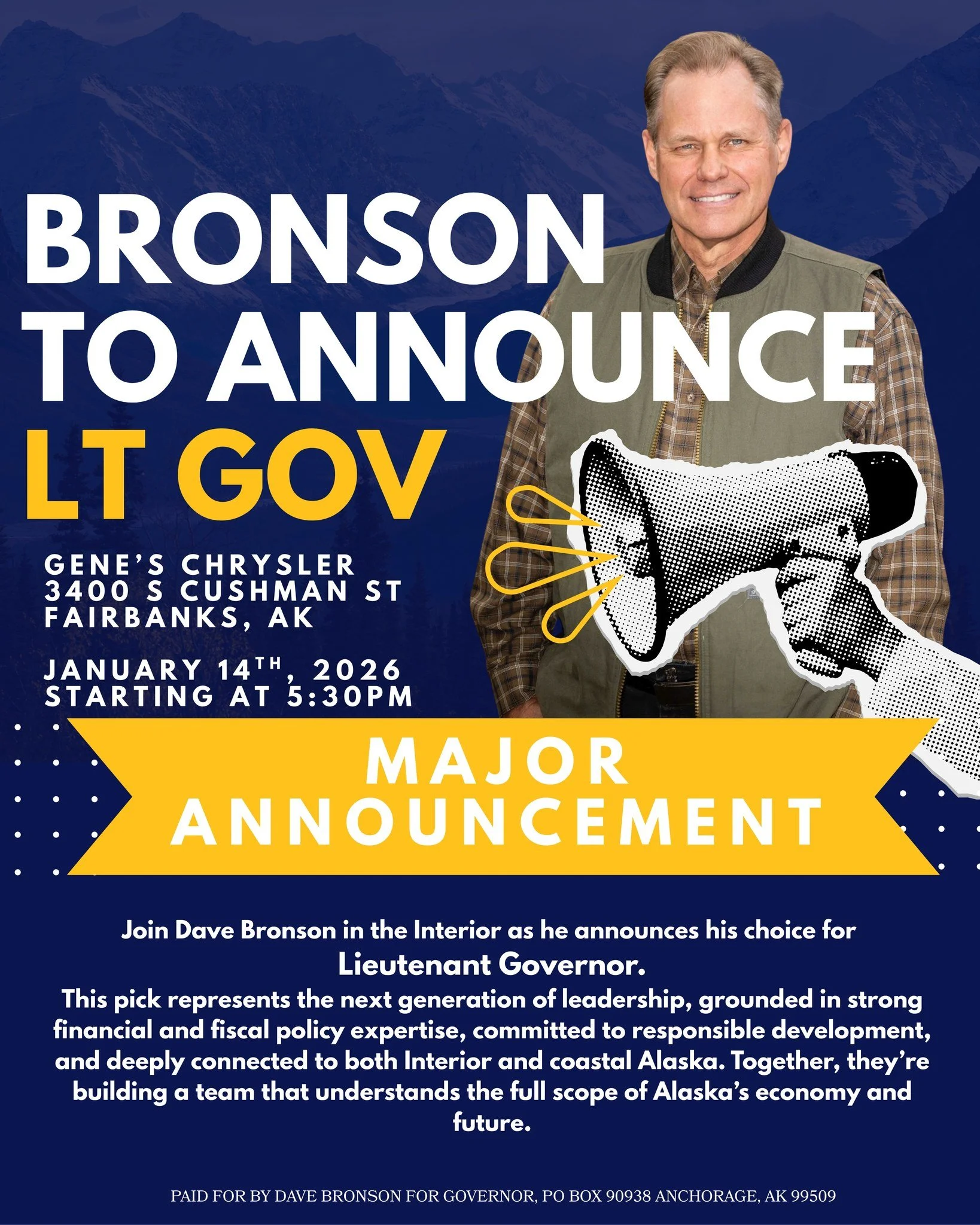 Lieutenant Governor Announcement