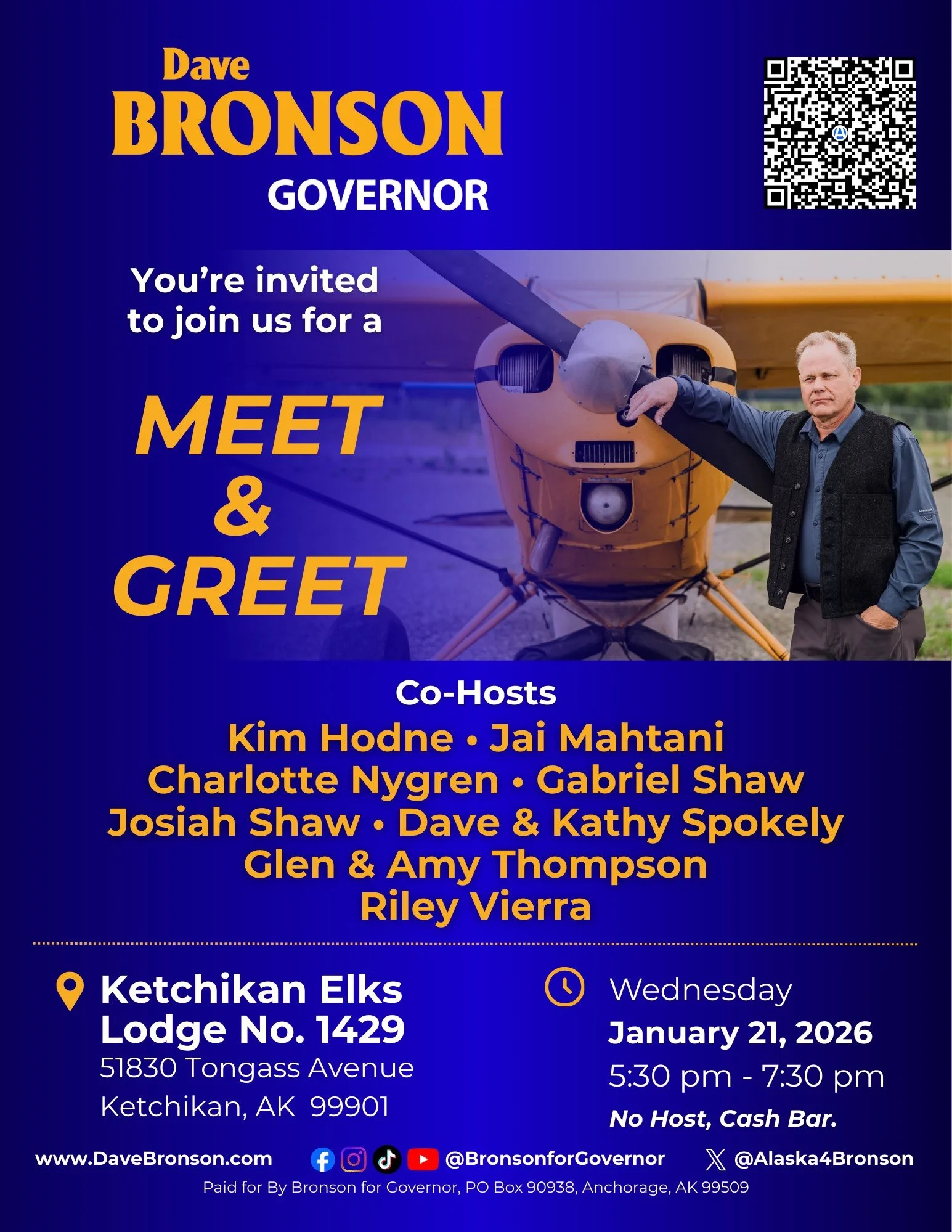 Ketchikan Conversation : A Night With Bronson For Governor