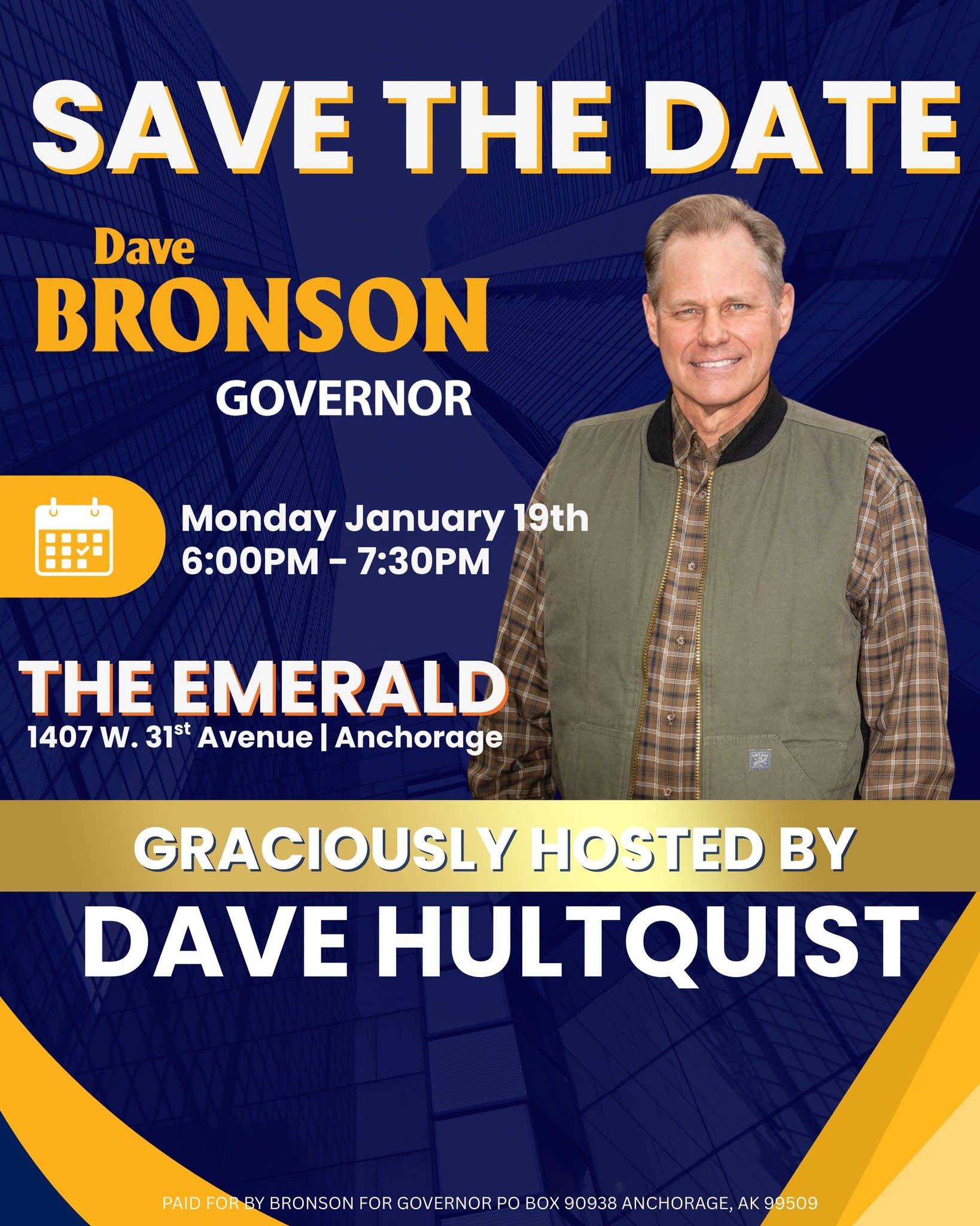Alaska Forward: A Night Supporting Bronson For Governor - The Emerald, Anchorage