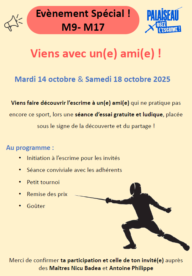 Séance "Viens avec ton ami(e)"