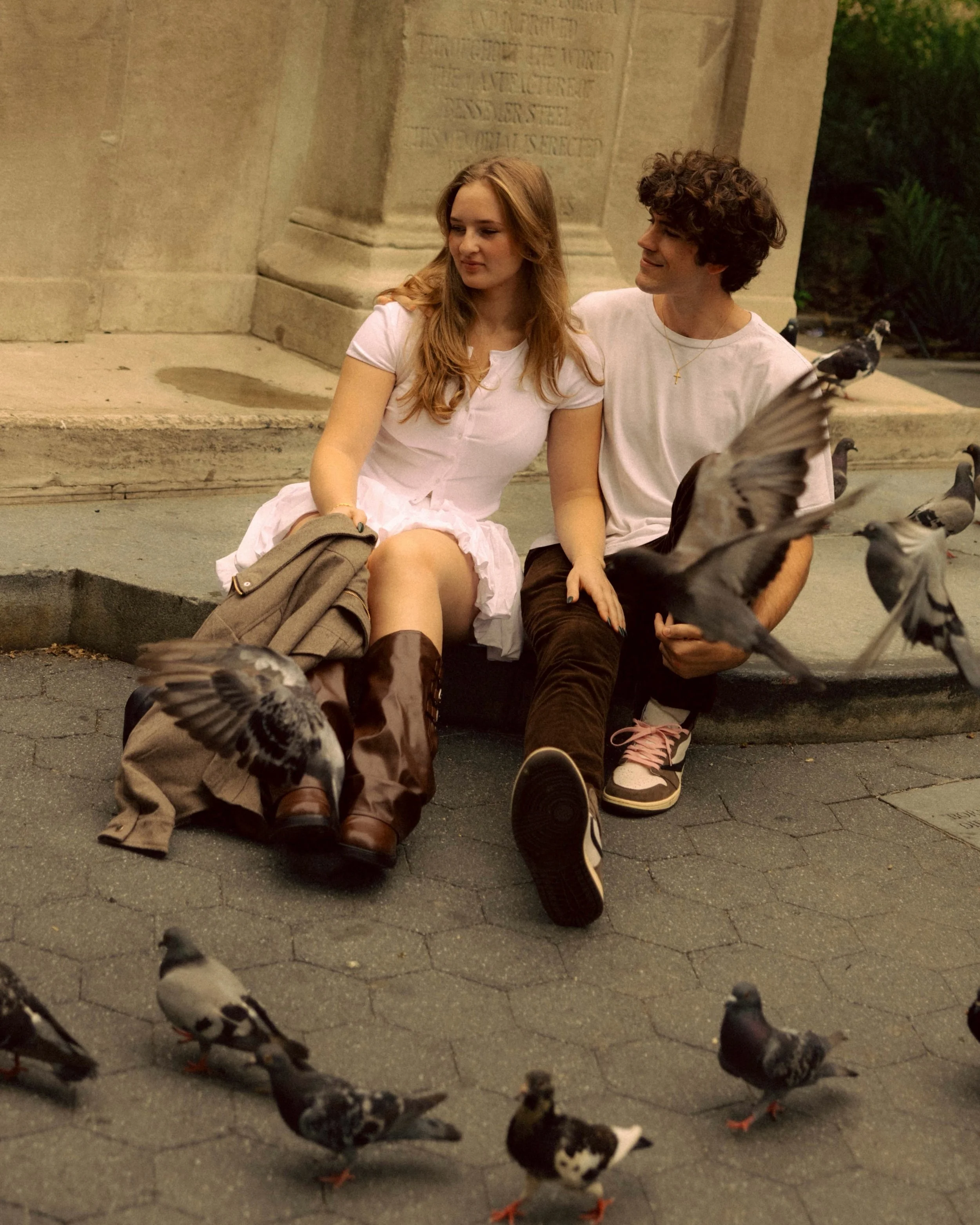 just me, you, and the pigeons