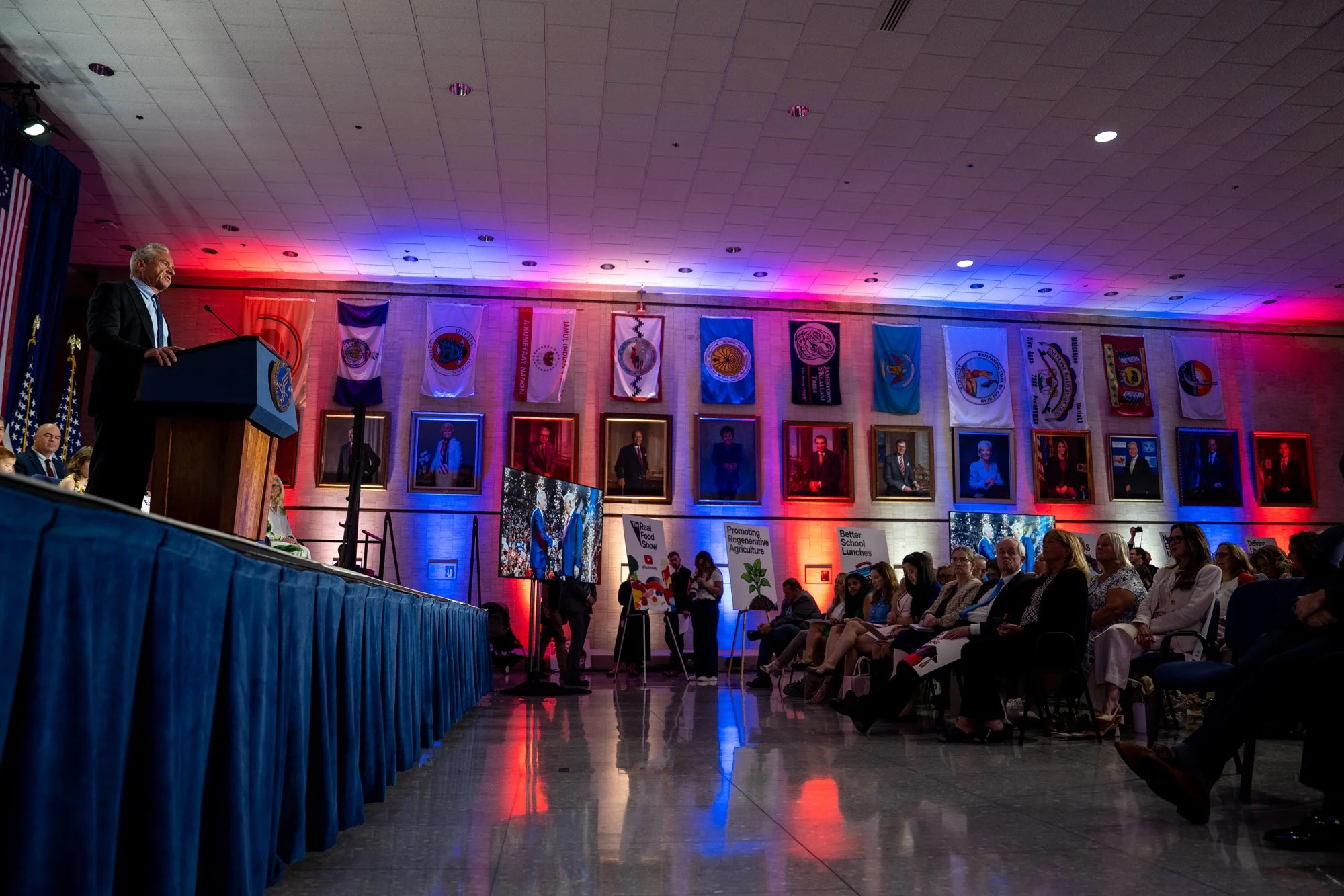 Health and Human Services Secretary Robert F. Kennedy Jr. speaks to an audience during an event in Washington, D.C. on Aug. 10, 2026.
