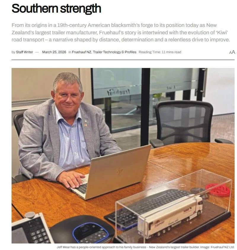 Fruehauf featured in Global Trailer March Issue 2026