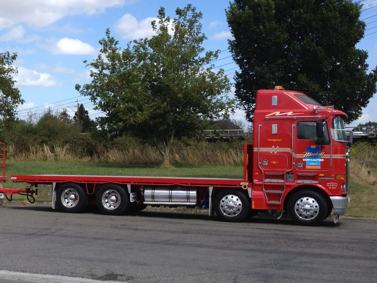 A Maskill Contracting truck body image for Fruehauf NZ, leaders in truck and trailer equipment