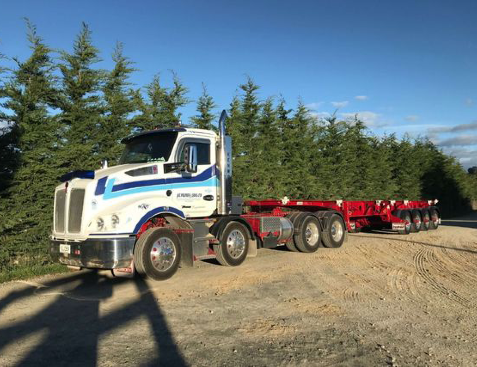Hero image of a special purpose trailer build made by Fruehauf NZ