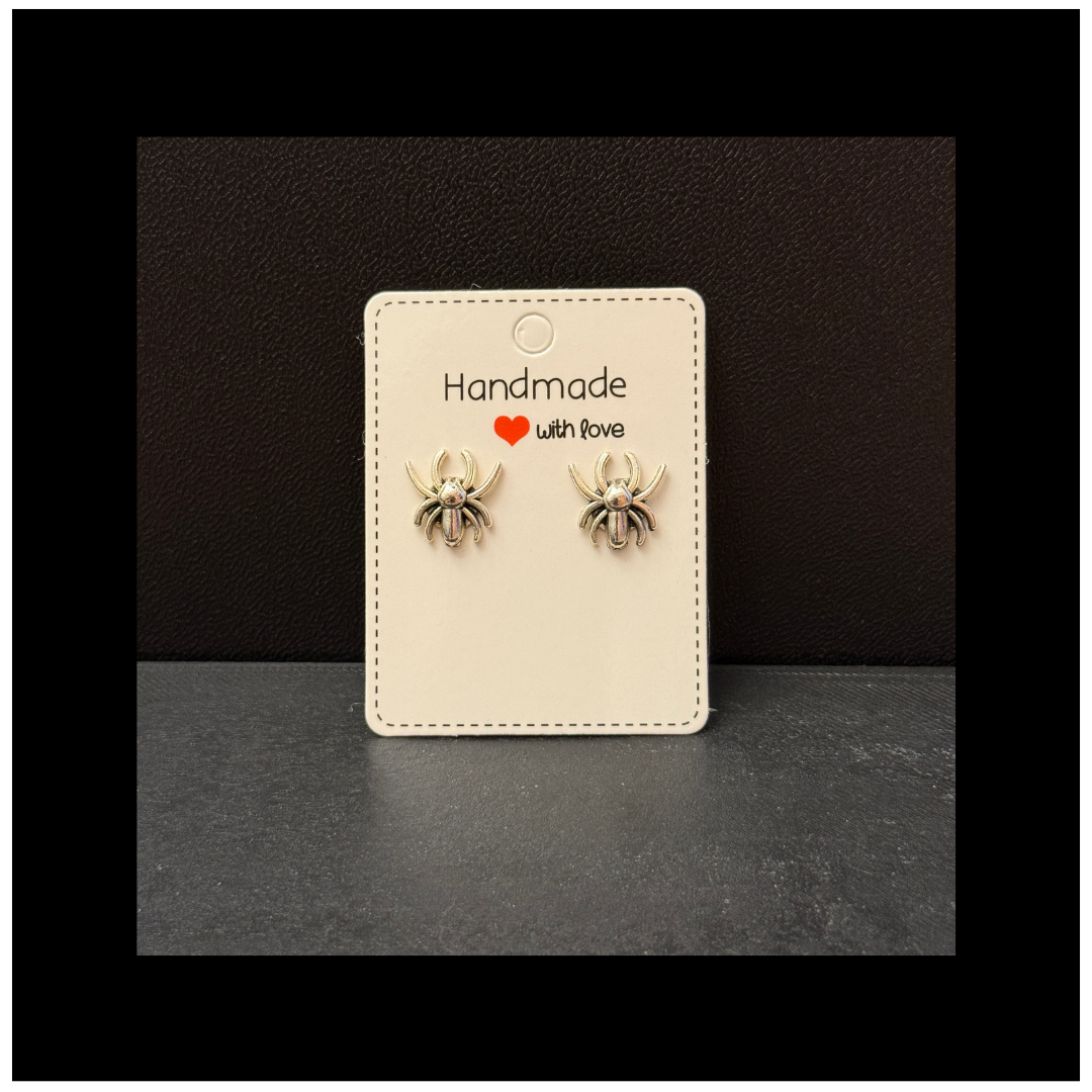 Mystic Spider Hypoallergenic Stud Earrings