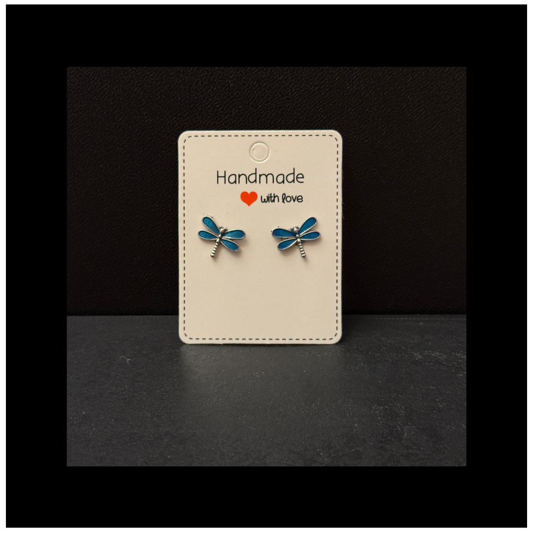 Dragonfly Hypoallergenic Stud Earrings