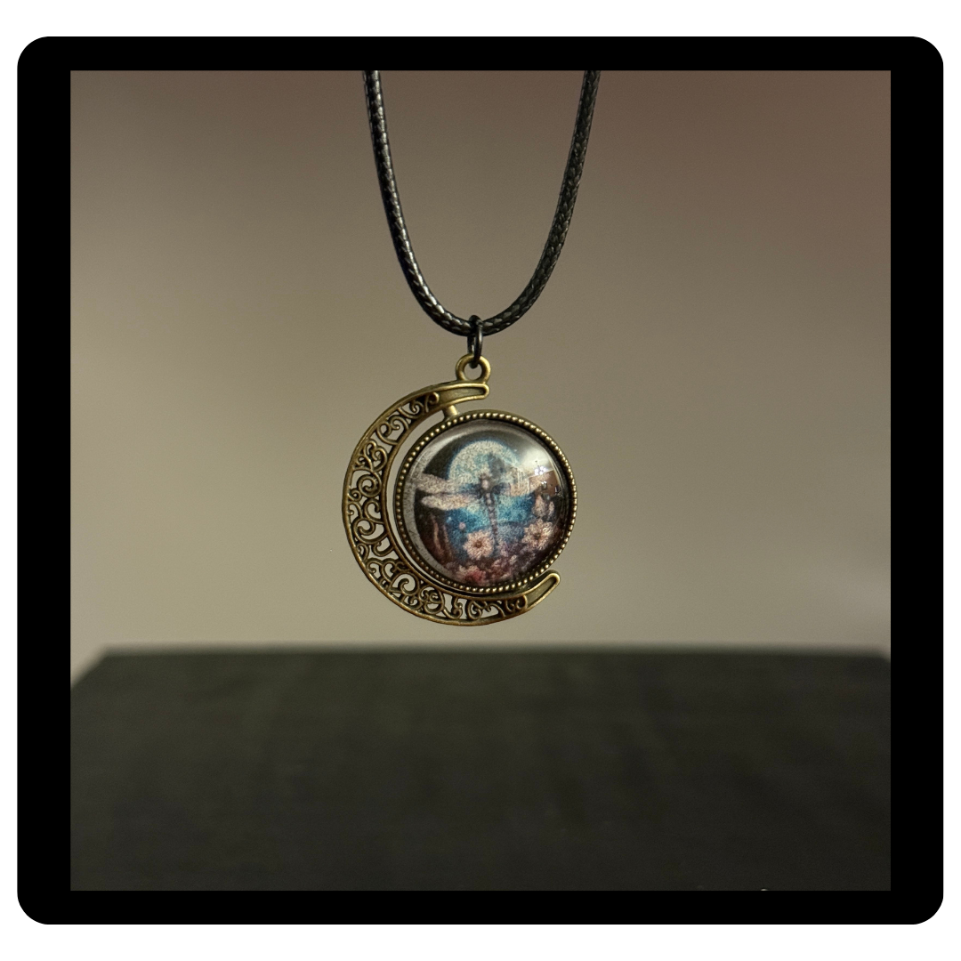 Mystic Dragonfly Fidget Necklace