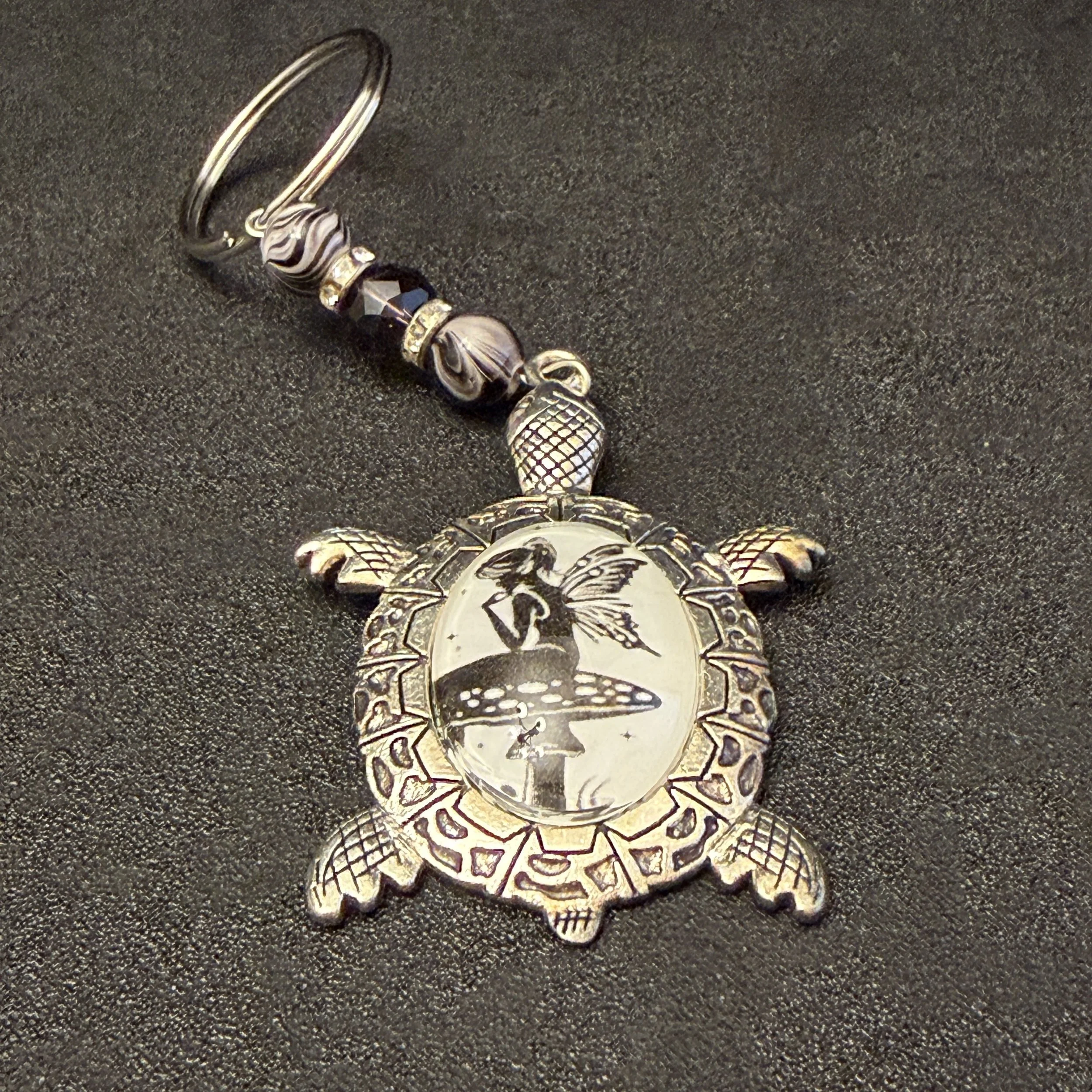 Mystical Fairy Turtle Keychain