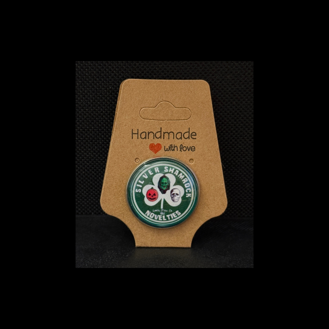 Horror Icon: Silver Shamrock- 1-Inch Pin