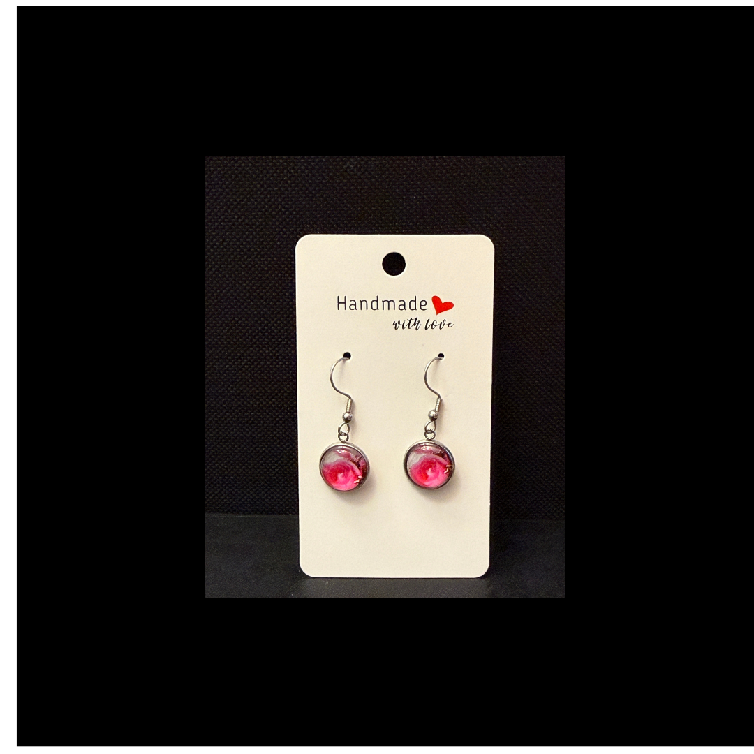 Enchanted Rose Hypoallergenic Dangle Earrings