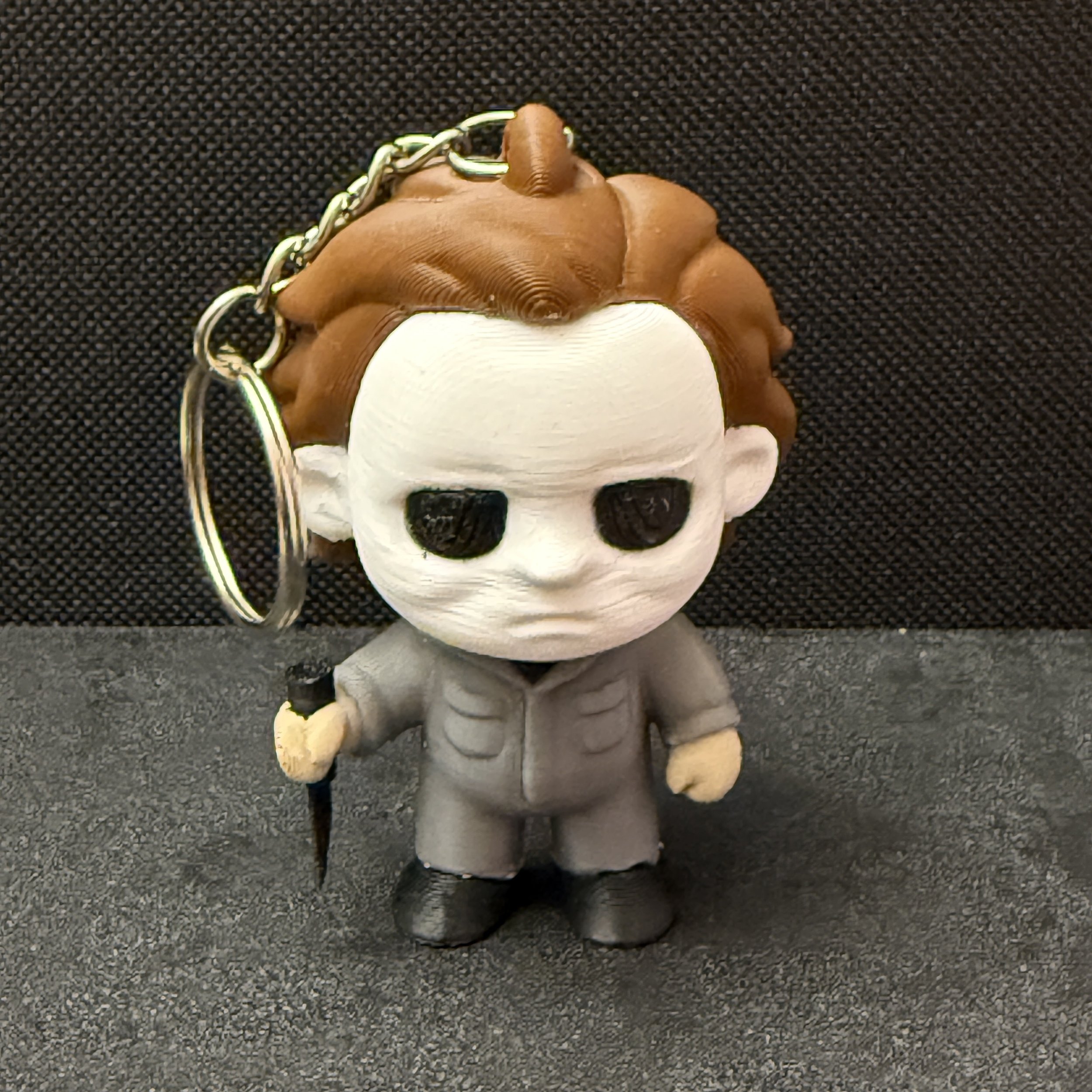 Horror Icon: Michael Myers Figure 3D Printed Keychain