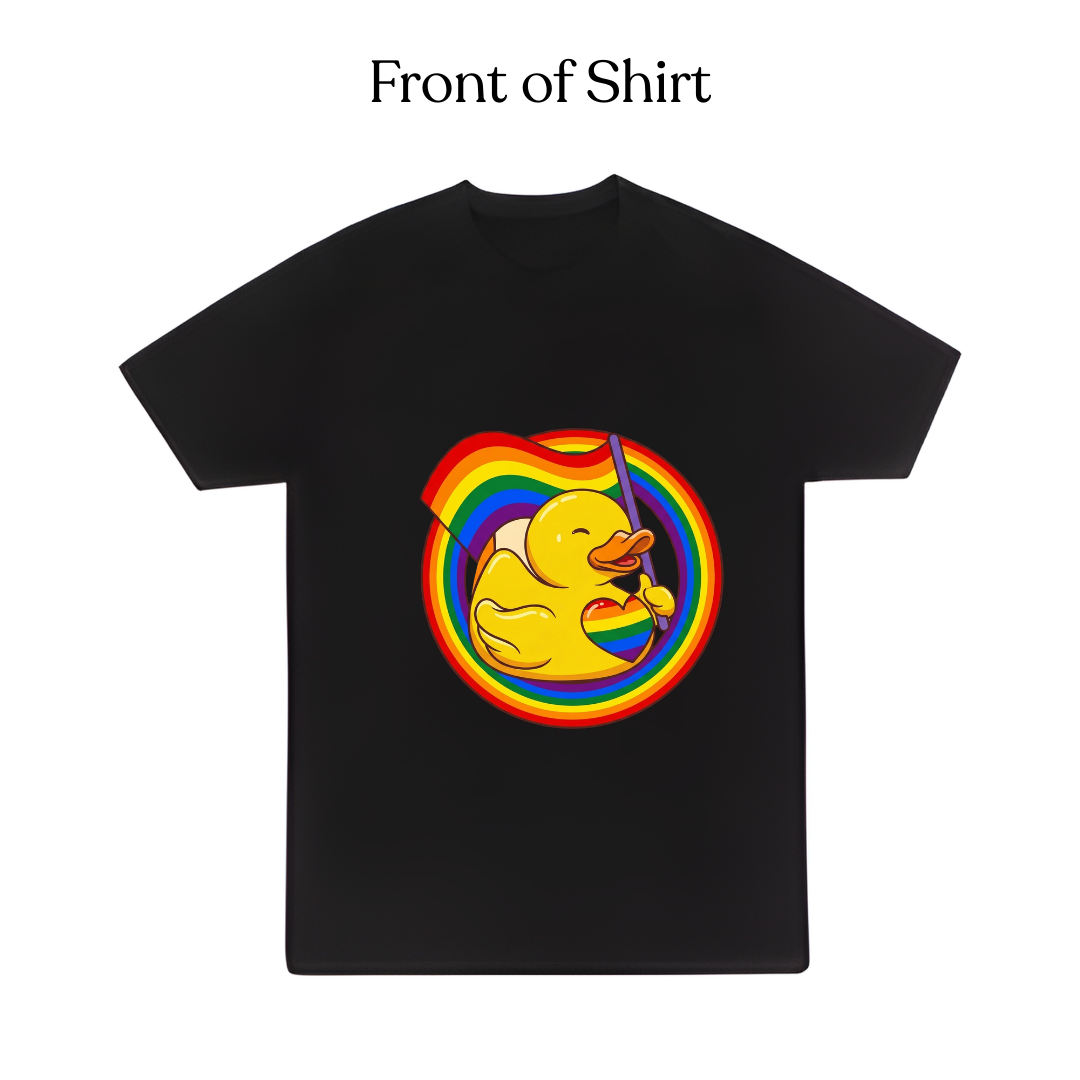 Playful Pride Duck T-Shirt