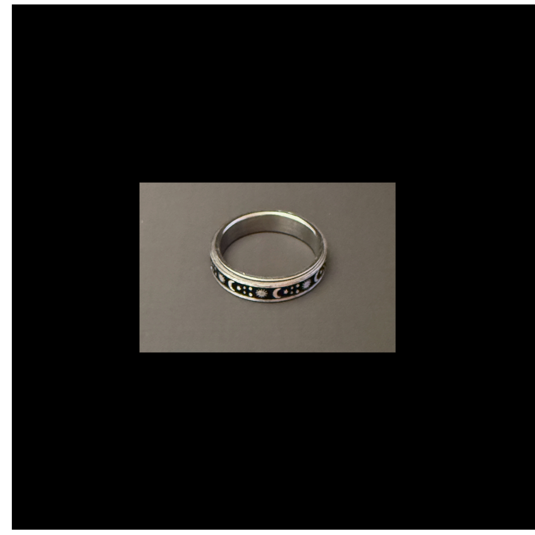 Vintage Star & Moon Spinner Ring