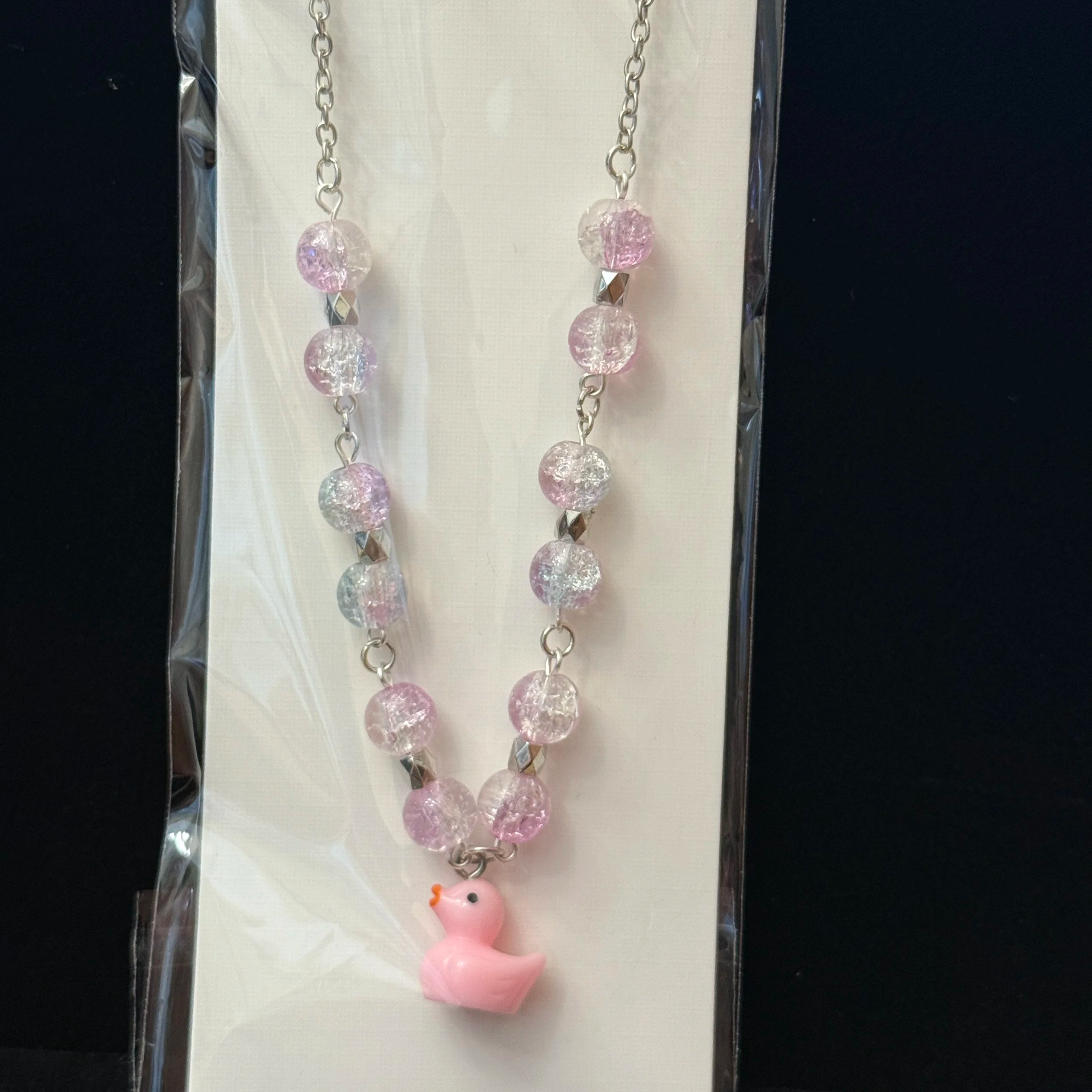 Beaded Duck Necklace