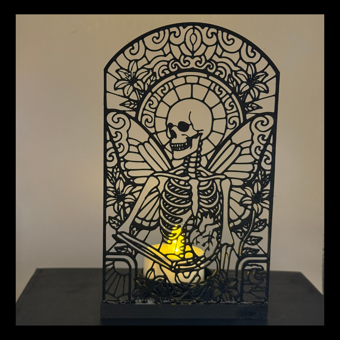 Ethereal Skeleton Fairy Tea Light Holder