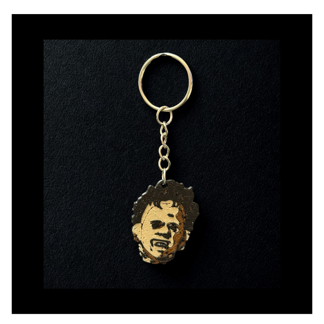 Leatherface Horror Icon Keychain