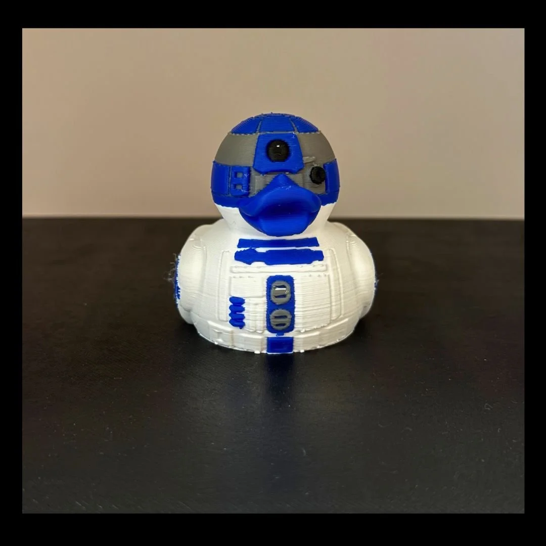 R2-D2 Duck Collectible 3D Print
