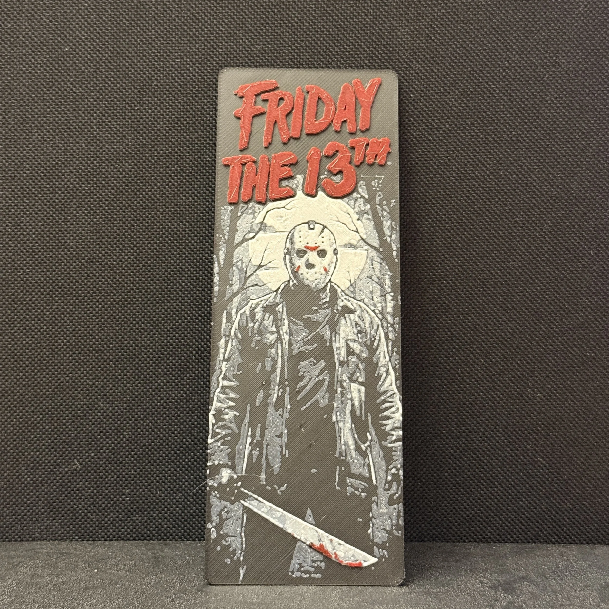 Horror Icon: Jason 3D-Printed Bookmark