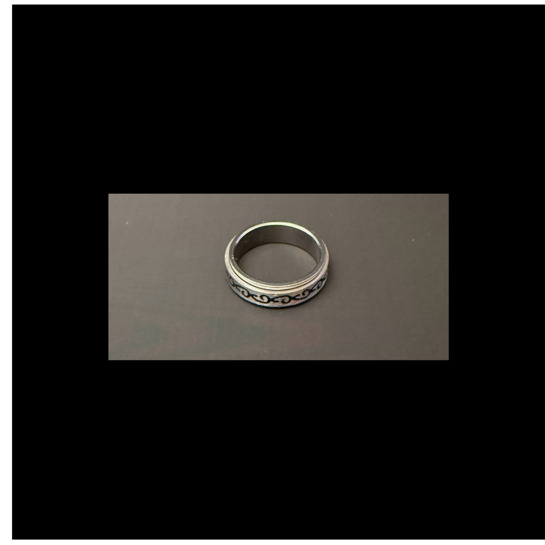 Silver Tranquility Spinner Ring