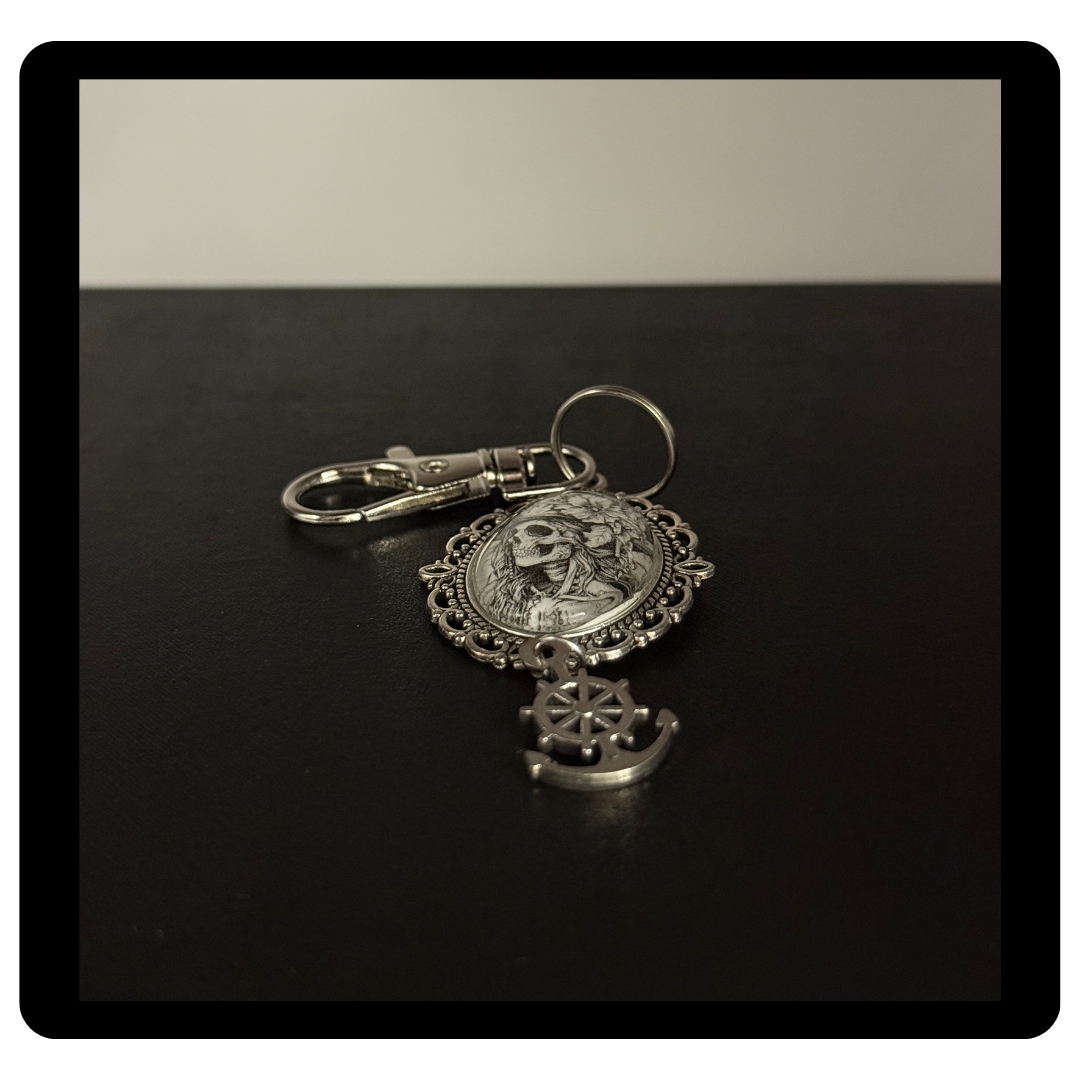 Pirate Skeleton Adventure Zipper Pull