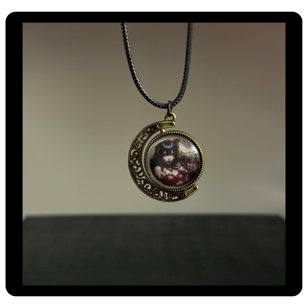 Mystical Vampiress Double-Sided Necklace
