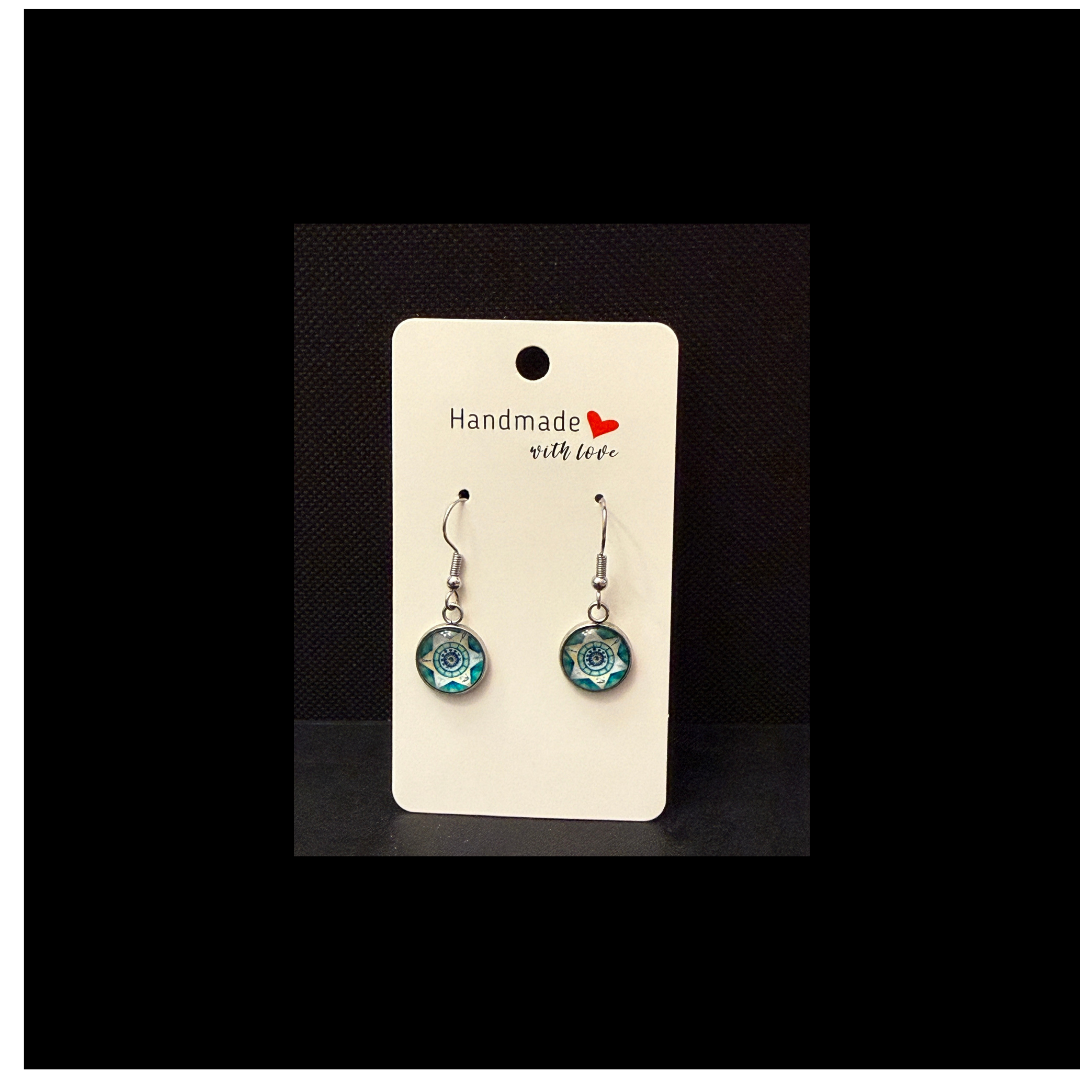 Boho-Chic Mandala Dangle Earrings