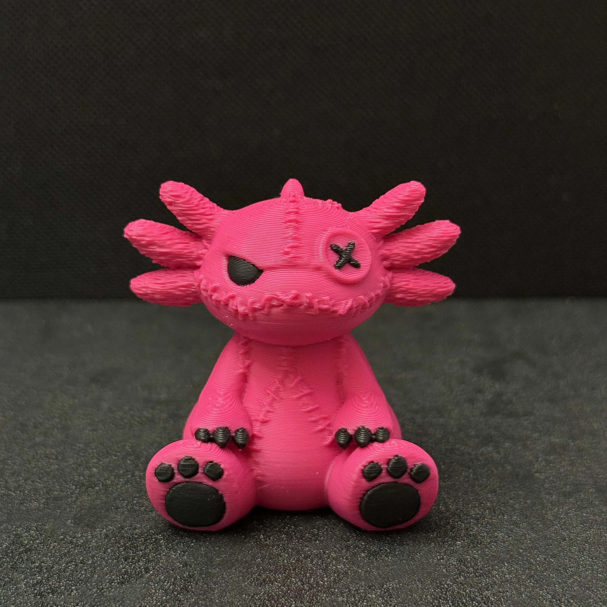 Creepy Cuteness: Horror Axolotl Figurine