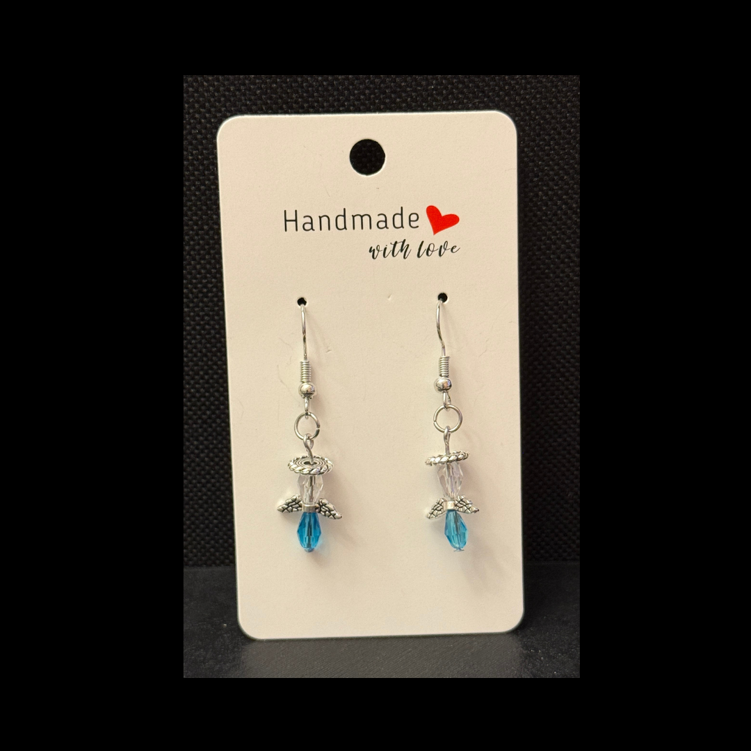 Celestial Angel Dangle Earrings
