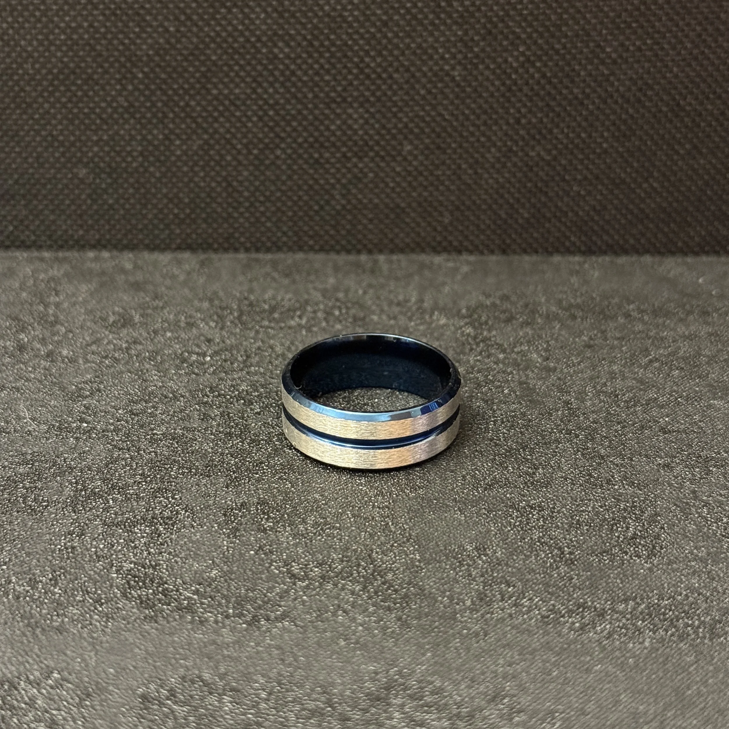 Silver & Blue Ring - Size 10
