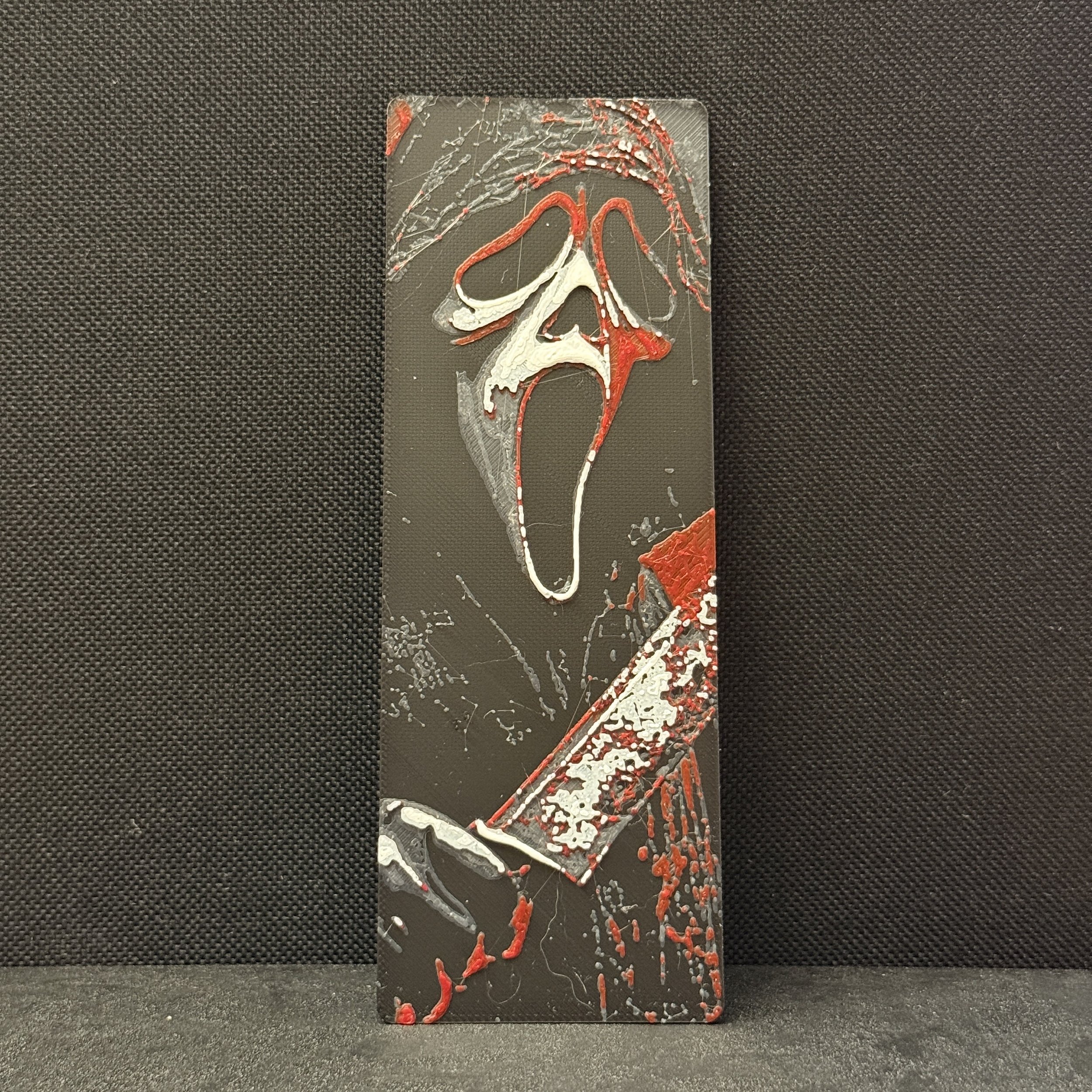 Horror Icon: Ghostface 3D-Printed Bookmark