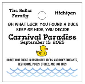 1 1/2" SQUARE MATTE WHITE CUSTOM TAGS WITH STRINGS