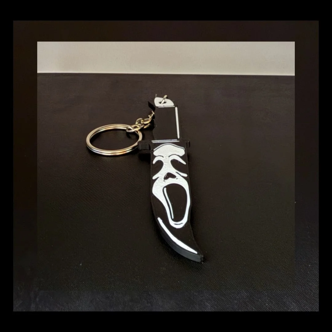 Horror Knife Keychain
