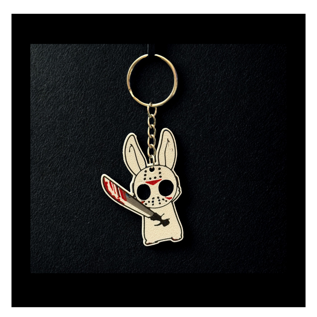 Killer Bunny Jason Keychain